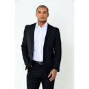 Blazer Masculino Oxford Camisaria Colombo Roupa De Negócios Tamanho 44 56 Cores Disponíveis: Preto Marrom Cinza