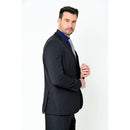 Blazer Masculino Oxford Camisaria Colombo Roupa De Negócios Tamanho 44 56 Cores Disponíveis: Preto Marrom Cinza