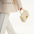Bolsa Feminina BAFELLI NOVA MODA ESTILO ELEGANTE BOLSA DE OMBRO EM COURO LEGÍTIMO DOURADO MARCA DE LUXO 2026