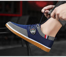 Melhor venda sapatos casuais masculinos vulcanizados mocassins de trabalho malha leve homem sapatos esportivos sapatos de lona para homem