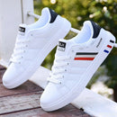 Tênis Masculino Casual Esportivo de Tamanho Grande para Primavera e Outono, Novo, Tendência de Nicho, Versátil, Sola Reta, Estilo Skate 2025