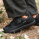 Oiaano descalço dedo do pé largo homem sapatos lazer tênis malha rendas até respirável conforto leve esportes caminhada correndo caminhadas