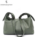 Sc luxo feminino couro crossbody saco grande casual bolsa de ombro alça larga bolsa feminina diariamente 100% couro genuíno hobo saco