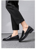 Designer masculino sapatos de couro marca luxo sola vermelha formal moda negócios diário casual festa banquete brogue vestido sapatos casamento