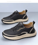 Mocassins masculinos de couro, confortáveis, respiráveis, leves, antiderrapantes, à prova d'água, sapatos casuais para atacado