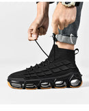 Tênis de corrida respirável de luxo masculino, Tênis Casual Masculino, Treinador de tênis, Mocassins Moda Corrida