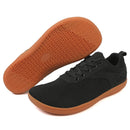 Tênis descalço minimalista masculino, ajuste largo, sola zero, relaxamento ideal, treinador cruzado masculino, sapatos descalços, caixa de dedo largo