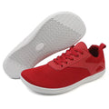 Tênis descalço minimalista masculino, ajuste largo, sola zero, relaxamento ideal, treinador cruzado masculino, sapatos descalços, caixa de dedo largo