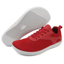 Tênis descalço minimalista masculino, ajuste largo, sola zero, relaxamento ideal, treinador cruzado masculino, sapatos descalços, caixa de dedo largo
