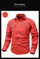 Camisa tática masculina camisa militar de manga comprida camisa tática homem camisa preta homem camisa ao ar livre