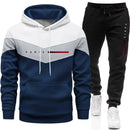 Conjunto de Moletom Masculino Paris Fashion: Moletom com Capuz e Calça Jogger para o Dia a Dia, Esportivo, Tendência Urbana, Agasalho Quente