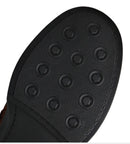 Botas Retro de Cano Baixo para Homens, com Zíper, em Couro Genuíno, Moda Masculina, Sapatos de Plataforma de Alta Qualidade