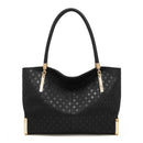 Bolsa feminina de couro genuíno foxer, design elegante e luxuoso, bolsa de ombro feminina, bolsa tote de grande capacidade, melhor presente para mãe, esposa