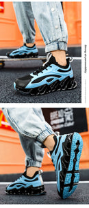 Tênis de corrida respirável de luxo masculino, tênis masculino, treinador casual, mocassins de corrida, moda