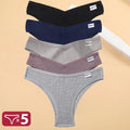 5 pçs/set algodão lingerie calcinha sexy roupa interior feminina tangas cuecas femininas calcinha tanga biquíni sólido 13 cores