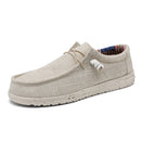 Marca masculina sapatos casuais moda denim sapatos de lona respirável andando sapatos planos ao ar livre tamanho grande luz sapatos masculinos mocassins