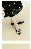 Sapatos Femininos de Bico Fino e Sola Baixa, Elegantes e Confortáveis, Estilo Coreano para Uso Diário na Primavera e Outono