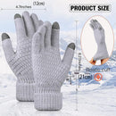 Winter-lined Gloves for Both Men and Women - Thickened Elastic Touch Screen Compatible, Cold-proof and Warm Gloves