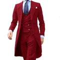 Personalizado novo branco e verde formal negócios terno masculino noivo padrinho festa de casamento baile masculino smoking 3 peça conjunto blazer colete p