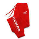 Novas calças de algodão casuais da Honda para outono e inverno, calças de corrida e fitness, calças de inverno masculinas.