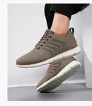 Tênis casual sapatos respirável masculino andando malha sola macia ao ar livre anti deslizamento viagem confortável tênis de corrida tenis masculino