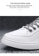 Sapatos casuais masculinos sem cadarço para todas as estações, novos, respiráveis, leves, com sola macia, para caminhada ao ar livre, sapatos brancos para estudantes.