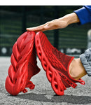 Tênis de corrida respirável de luxo masculino, tênis masculino, treinador casual, mocassins de corrida, moda