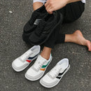 Sapatos baixos simples e elegantes de pés largos para homens e mulheres, sapatos casuais 2025 verão sapatos esportivos resistentes ao desgaste skate