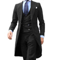 Personalizado novo branco e verde formal negócios terno masculino noivo padrinho festa de casamento baile masculino smoking 3 peça conjunto blazer colete p