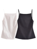 Hxao mulheres topo 2024 rendas até sem costas camisola topo feminino roupas baratas sexy moda tanques & camis colheita topo feminino branco preto