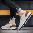 2025 sapatos masculinos primavera outono à prova dwaterproof água tênis de caminhada lazer masculino sapatos esportivos de couro antiderrapante calçado tênis para homem