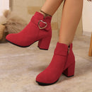 2025 novas mulheres antiderrapantes botas de tornozelo plataforma zíper salto alto botas curtas confortáveis sapatos de designer feminino zapatos de mujer