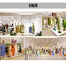 Camisa Feminina Semir com Proteção UV 2026, Texturizada, Lisa, Ombro Caído, Estilo Urbano Casual para o Dia a Dia, Macia e Confortável