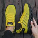 Homens sapatos de malha respirável sapatos esportivos casuais tênis de treinamento de corrida secagem rápida e resistente ao desgaste estilo novo tamanos femininos