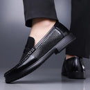 Mocassins de Couro Masculinos Casuais Slip-on Respiráveis Confortáveis para Caminhada e Escritório – Coleção Verão 2026