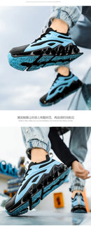Tênis de corrida respirável de luxo masculino, tênis masculino, treinador casual, mocassins de corrida, moda