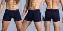 4pcs boxer shorts homem calcinha masculina boxer roupa interior de algodão para o sexo masculino casal sexy conjunto calecon tamanho grande lote macio