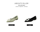 Sapatos Femininos de Bico Fino e Sola Baixa, Elegantes e Confortáveis, Estilo Coreano para Uso Diário na Primavera e Outono