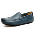 Sapatos Casuais Masculinos de Verão 2026, Marca de Luxo, Couro Genuíno, Mocassins Masculinos Vazados Respiráveis, Sapatos de Dirigir Slip-on
