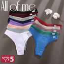 5 pçs/set algodão lingerie calcinha sexy roupa interior feminina tangas cuecas femininas calcinha tanga biquíni sólido 13 cores
