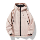 Primavera outono jaquetas casuais masculinas esportes à prova de vento à prova dwindproof água com capuz outwear casacos moda sólida zíperes ao ar livre casal jaqueta