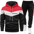 Conjunto de Moletom Masculino Paris Fashion: Moletom com Capuz e Calça Jogger para o Dia a Dia, Esportivo, Tendência Urbana, Agasalho Quente