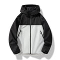 Primavera outono jaquetas casuais masculinas esportes à prova de vento à prova dwindproof água com capuz outwear casacos moda sólida zíperes ao ar livre casal jaqueta