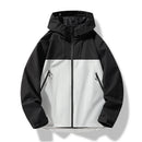 Primavera outono jaquetas casuais masculinas esportes à prova de vento à prova dwindproof água com capuz outwear casacos moda sólida zíperes ao ar livre casal jaqueta