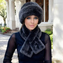 Luxury Faux Fur Hat & Scarf Set - Warm Elegant Versatile for Winter Cold Commute High-end Holiday Party