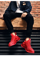 Tênis de corrida respirável de luxo masculino, tênis masculino, treinador casual, mocassins de corrida, moda