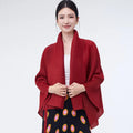 Mulheres primavera outerwear cardigan xale 2026 novo solto queimado lapela tie-up estilo assimétrico feminino outerwear topo