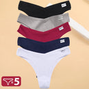 5 pçs/set algodão lingerie calcinha sexy roupa interior feminina tangas cuecas femininas calcinha tanga biquíni sólido 13 cores