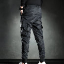 2025 Homens primavera e outono calças de trabalho camufladas slim fit elásticas e resistentes ao desgaste calças de trabalho elegantes e casuais leggings