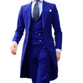 Personalizado novo branco e verde formal negócios terno masculino noivo padrinho festa de casamento baile masculino smoking 3 peça conjunto blazer colete p